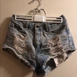 H&M Divided Distressed Shorts